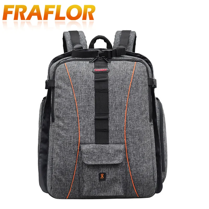 Новый холщовый Профессиональный Выдвижной Дорожный съемный рюкзак для камеры