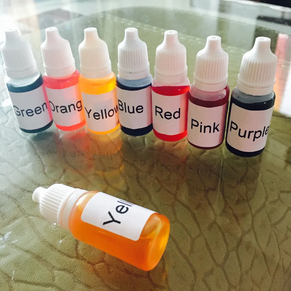 7 цветов краситель для мыла ручной работы цветовая основа розовый красный