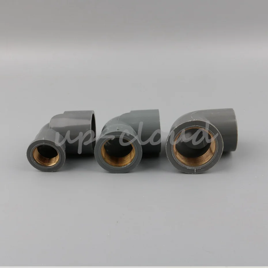 2 шт. ПВХ 32mm-1/2,3/4,1 дюймов Разъем Садовый фитинг для полива 1/" 3/4" " латунь поток L- тип адаптер для воды ПВХ трубы