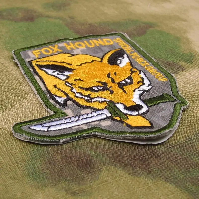 ACU MGS Лиса гончая специальная группа силы вышитые патч B2034|embroidered patch|fox houndpatches patches |
