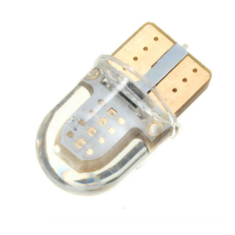 1 шт. T10 W5W силиконовый чехол светодиодный автомобиль Парковка свет 501 WY5W COB