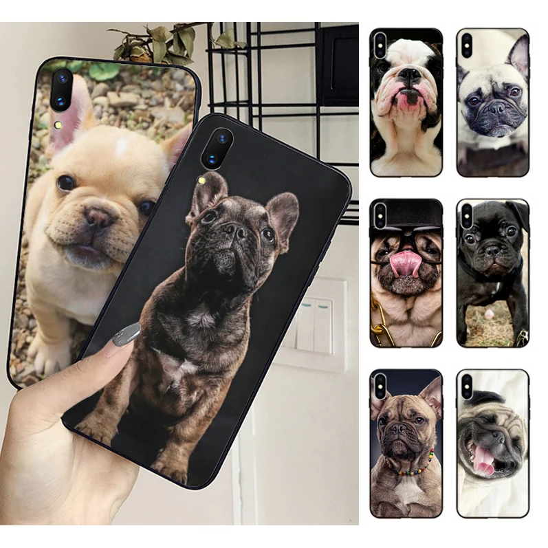 Чехол MaiYaCa Franc Bulldog силиконовый чехол из ТПУ для iphone 5 5s SE 6s 6plus 7 8plus 8 X XS XR XSMAX чехлы