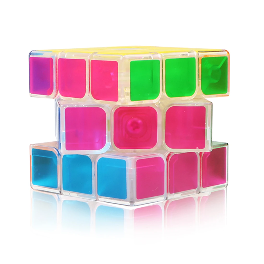 2019 New Arrivals QiYi Mofangge Qihang 3x3 Magic Cube Puzzle Toy for Competition - Transparent | Игрушки и хобби