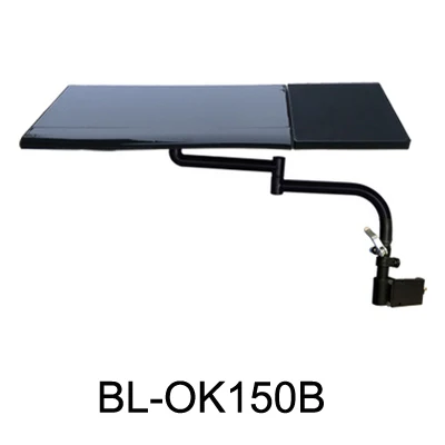 BLOK150B Multifunctoinal офисный стол Edge/ножка стула Рычаг зажима XL Мышь Pad клавиатура лоток держатель столик для ноутбука с регулируемой высотой, Тетрадь стенд - Цвет: BLOK150B
