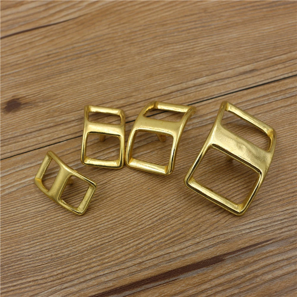 

solid brass DIY leather craft bag belt saddle buckle 5pcs/lot