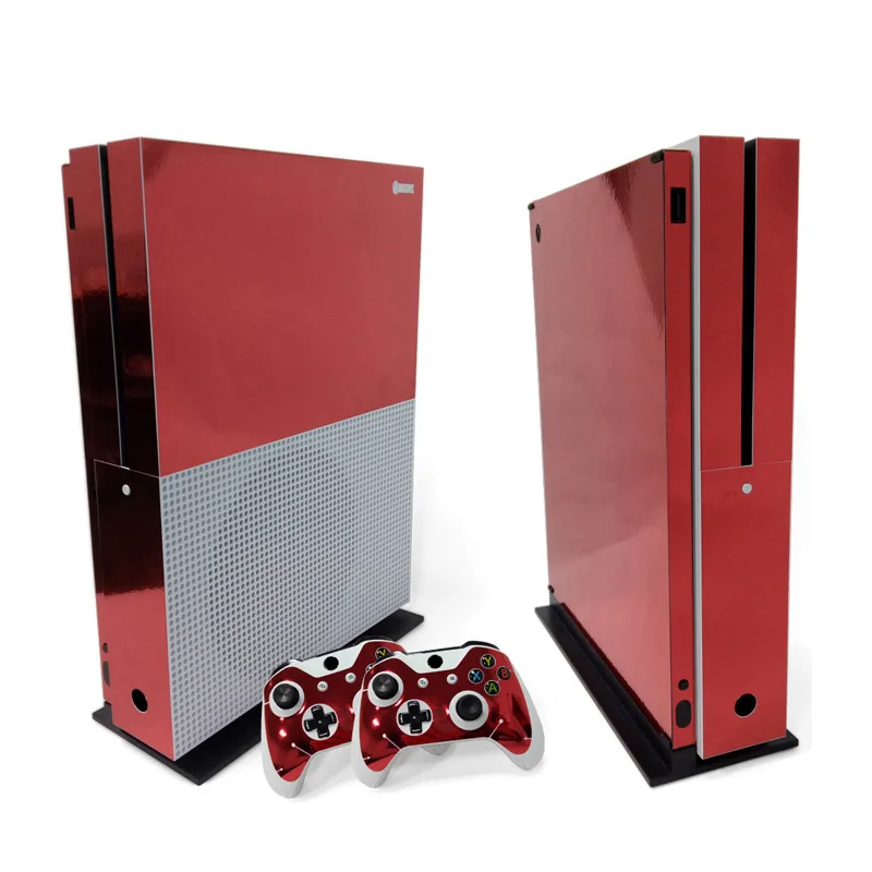 Виниловая наклейка для XBOX One Slim Console Kinect + 2 контроллера Xbox one Slim|Наклейки| |