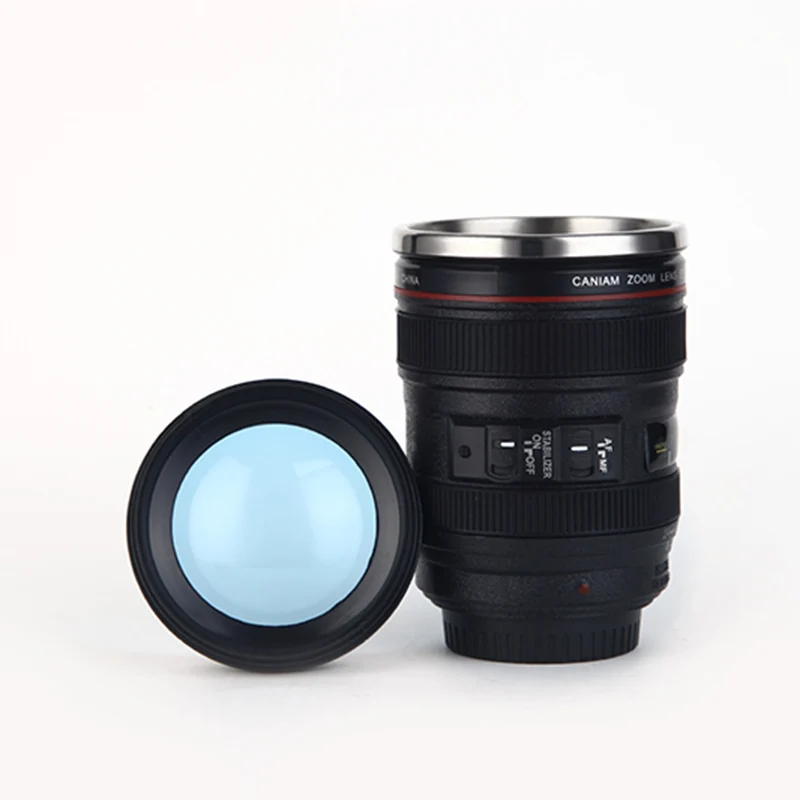 Креативная чашка в форме объектива камеры дорожные чашки для кофе и чая из