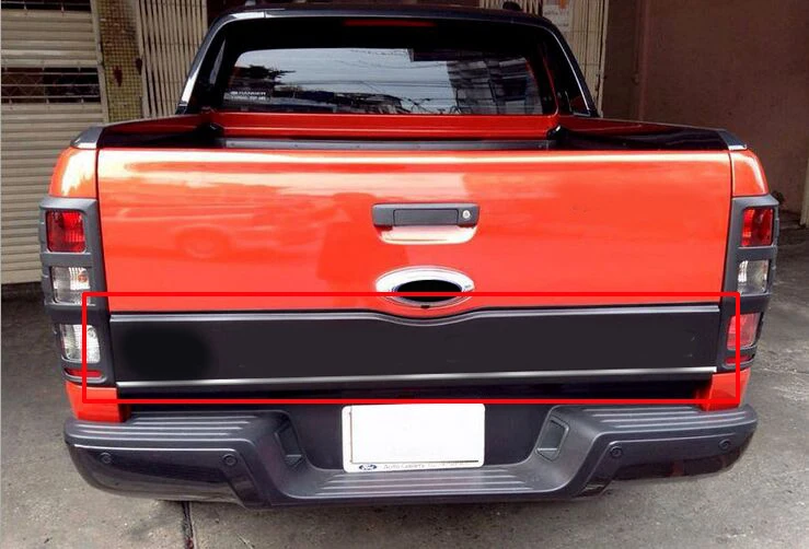 

Accessories for ford ranger tailgate trim panel bottom board cover suitable for ford Ranger 2012 2013 2014-2016 2017 T6 T7 truck