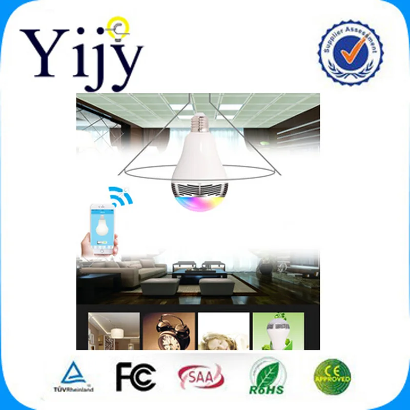 Bluetooth динамик умные светодиодные лампы с регулируемой яркостью меняющие цвет