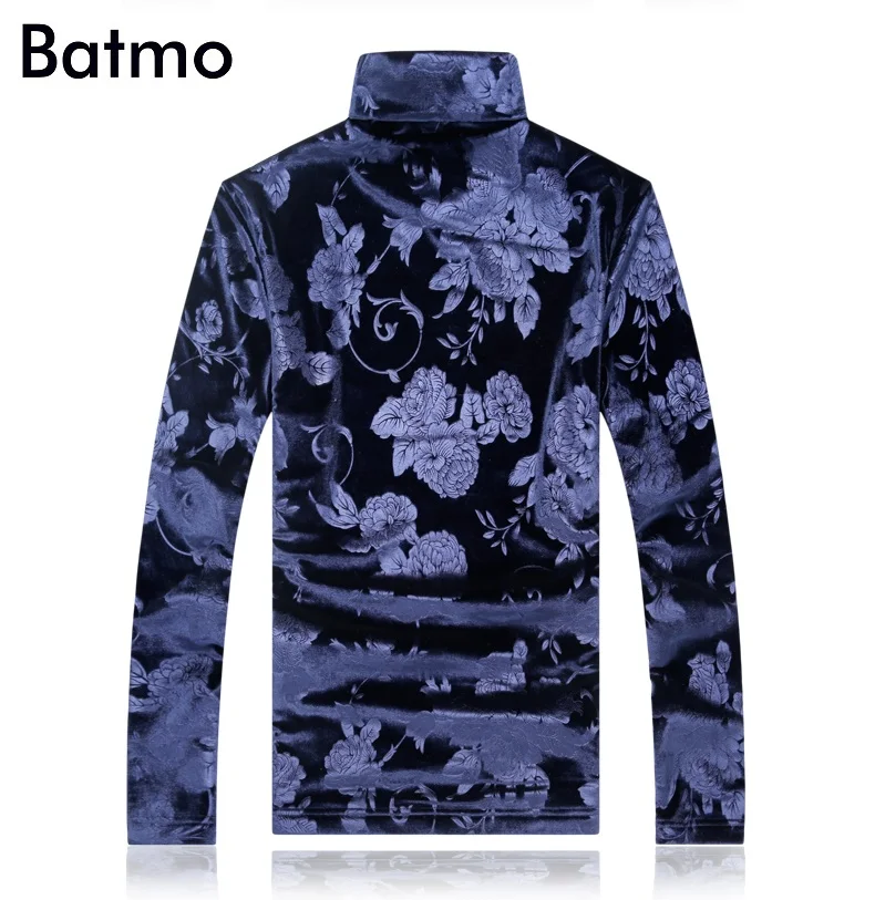 Batmo 2017 новое поступление Зима Высокое качество велюровая Водолазка Толстая