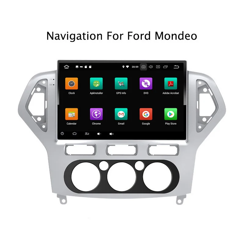 10 1 &quot4 г оперативная память 32 Встроенная Octa Core Android 8 0 автомобиль DVD gps для Ford Mondeo 2007