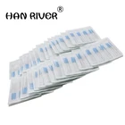 EACU стерильные иглы для иглотерапии пластиковые ручки одноразовые иглы массаж красоты