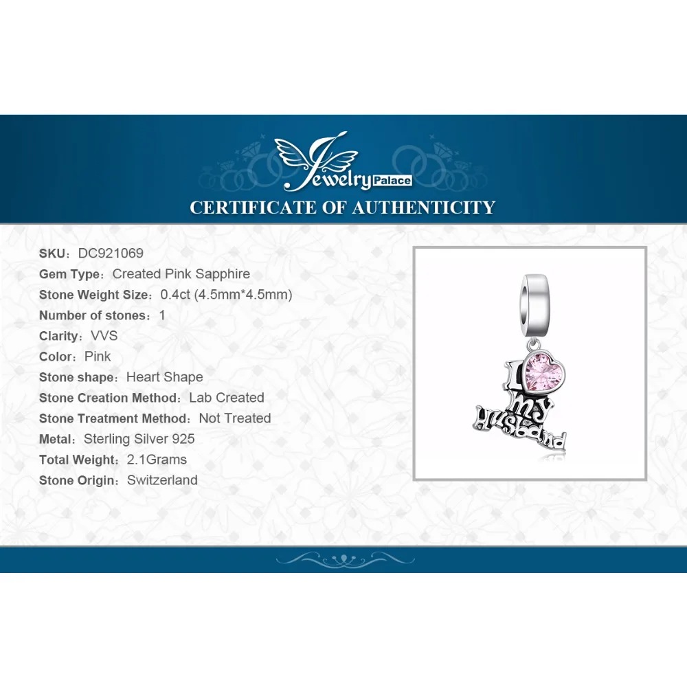 JewelryPalace 925 пробы серебро I love my Mother Бусы Подвески Серебро Оригинал Fit браслет