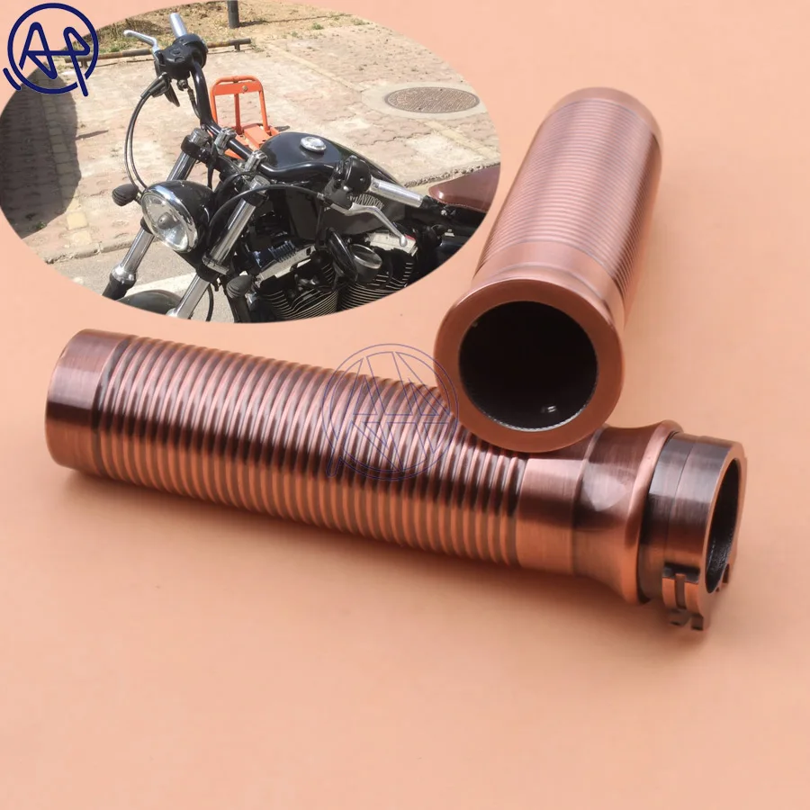 Для Harley 883R 883L Sportster Chopper Bobber Street Bob 1 дюйм 25 мм бронзовая алюминиевая изготовленная