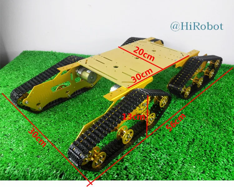 TR900 4WD Танковая машина Алюминиевый сплавный каркас/структура и колеса для проекта изучения робототехники модификации DIY модели.