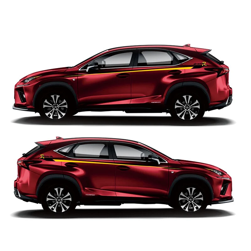 World Datong автомобильный Стайлинг, Спортивная Автомобильная наклейка для Lexus NX200 NX300h Mark Levinson, автомобильная индивидуальная наклейка для кузова, внешние аксессуары