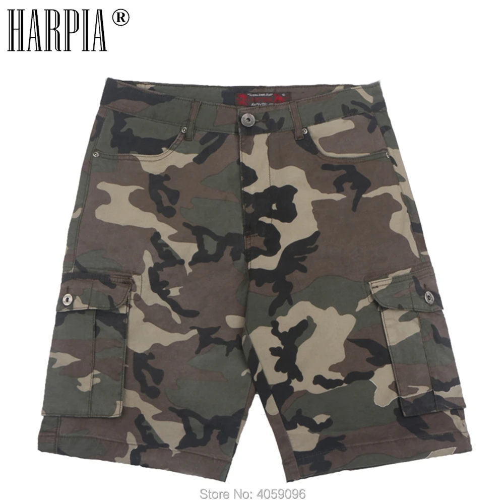 HARPIA новые Брендовые мужские военные карго шорты армейские камуфляжные хлопковые