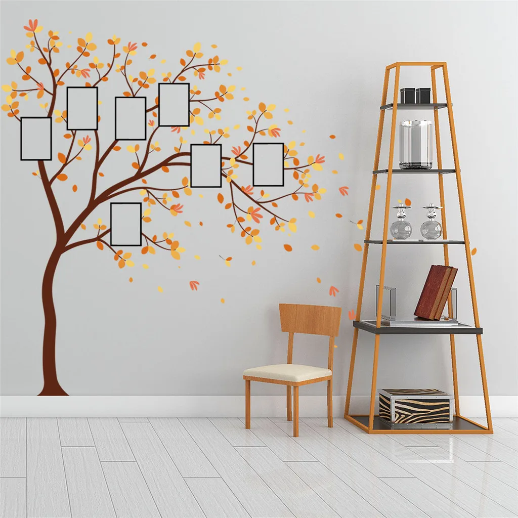 Colors Tree Branch Photo Mermaid Mobile Creative Wall Affixed With Decorative Window Decoration for Home 3.26 | Дом и сад