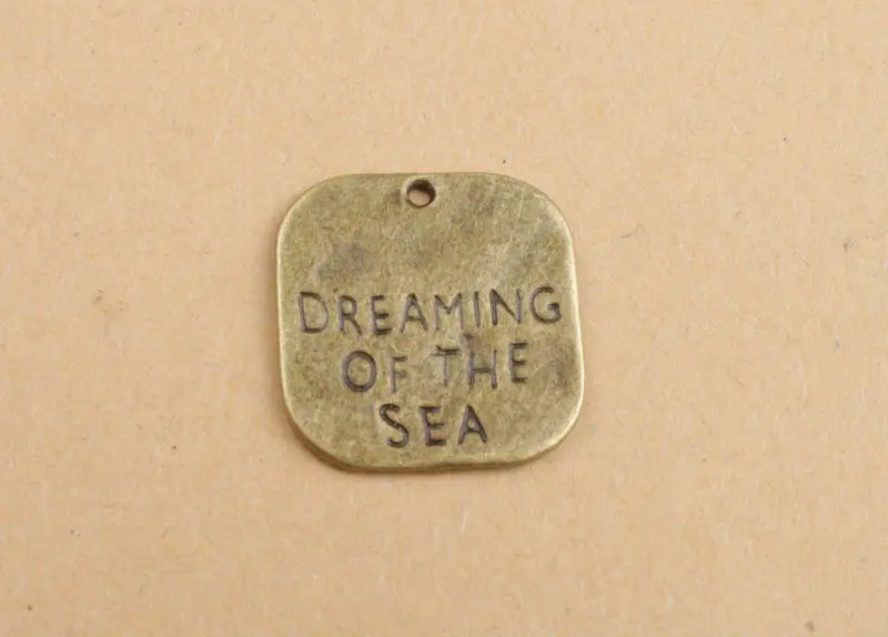 Бесплатная доставка 30 шт состаренная бронза мечты о море Шарм Подвески #91324 |