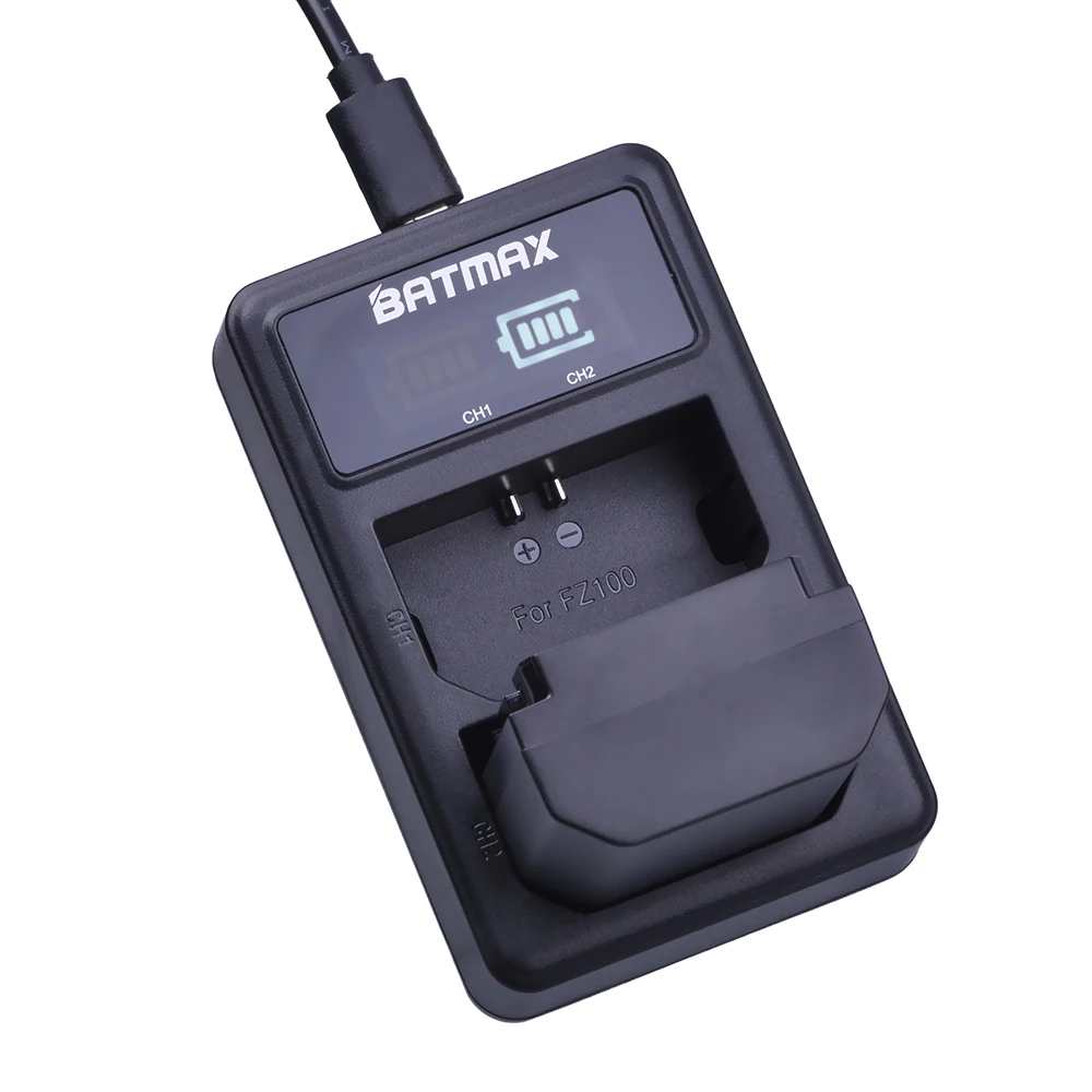 2 шт. 2280 мАч NP FZ100 батарея + LED двойное USB зарядное устройство для Sony NPFZ100 Alpha9 A9 Alpha9R A9R