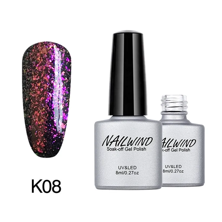 NAILWIND 8 мл УФ лампа гель для ногтей NDK01-10 лак для ногтей Перманентный растворимый лак для гель для дизайна ногтей лак - Цвет: 08