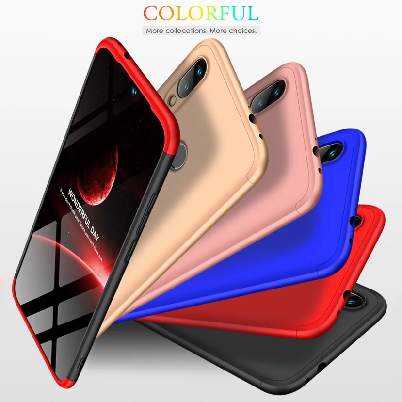 Оригинальный чехол GKK для Xiaomi Redmi 7 3 в 1 универсальный деловой ударопрочный