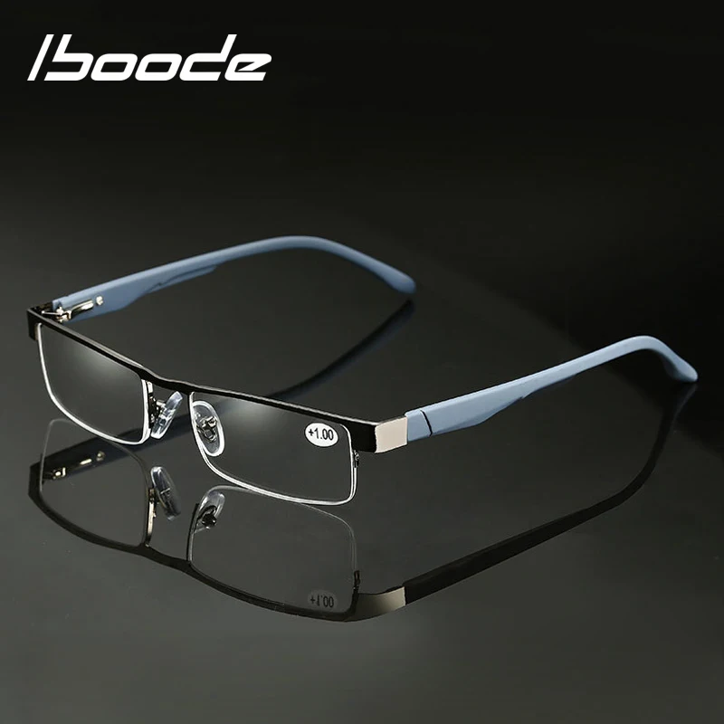 Iboode, сплав, мужские очки для чтения, унисекс, дальнозоркие очки, высокое качество, бизнес очки, дальнозоркость, очки по рецепту+ 2,5 4,0