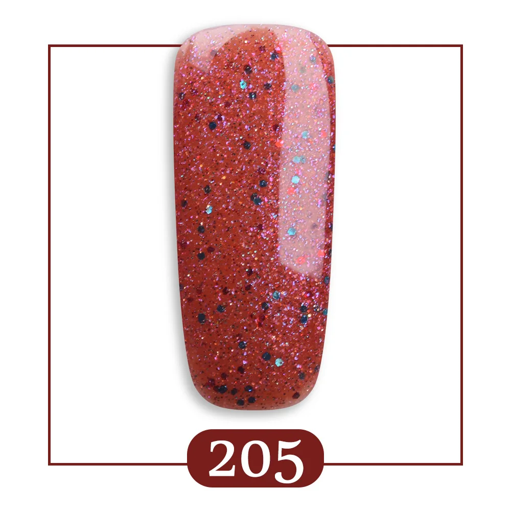 205 RS NAIL 15 мл УФ Цветной Гель-лак для ногтей 308 цветов Гель-лак#181-240 УФ светодиодный маникюрный лак набор гель-лаков es(4 - Цвет: 205