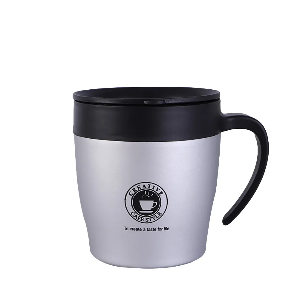 Divided Stainless Steel Thermos Coffee Mug Insulated Double Wall Water Cup With Lid gadgets inteligentes creative coffee tool
