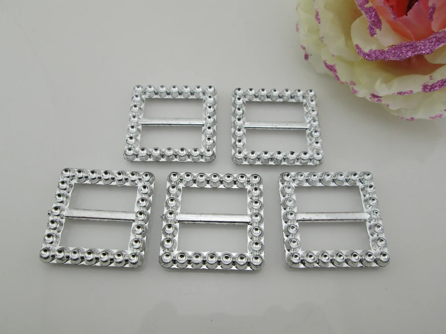 10 шт квадратная акриловая Пряжка для свадебной пригласительной открытки 20 мм |