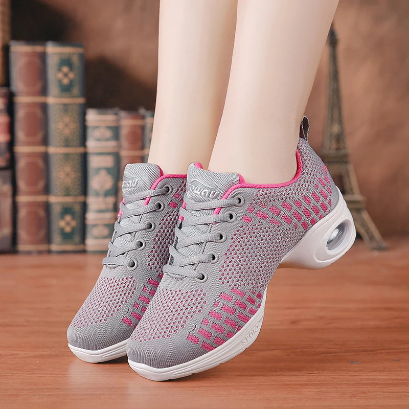 Женская спортивная обувь для танцев на открытом воздухе Мягкая