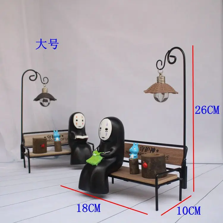 Kaonashi LED nightnightfigure 1 шт. японский без лица Миядзаки Хаяо улитые аниме фигурки