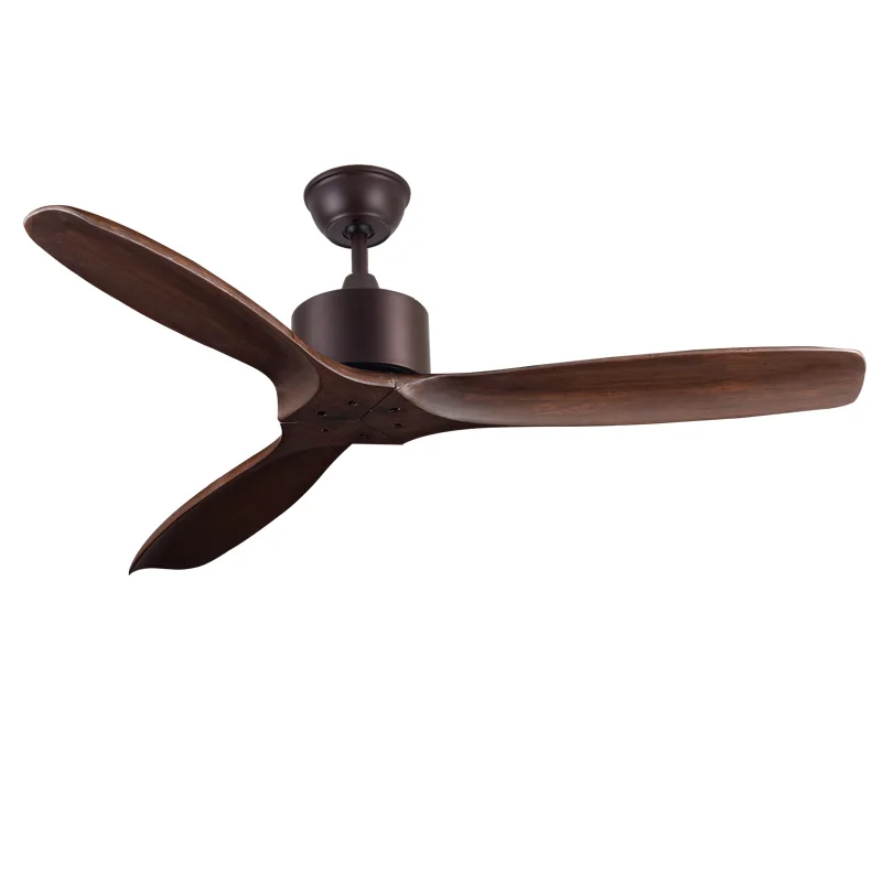 Ретро потолочный вентилятор Ресторан гостиная без огней Американский античный