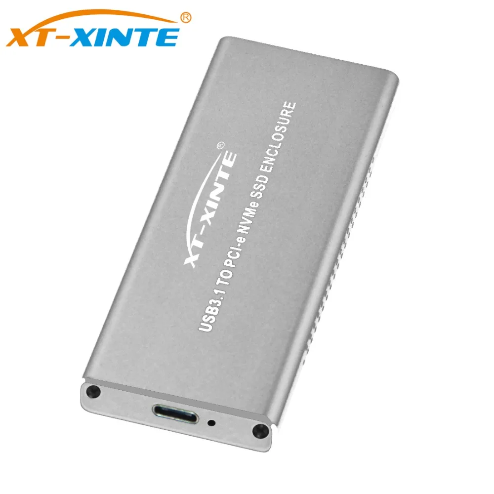 Алюминиевый сплав USB3.1 к PCI-E NVME NGFF M.2 SSD M ключ HDD корпус с типом C до типом C кабель радиатор отверстие для ПК рабочего стола