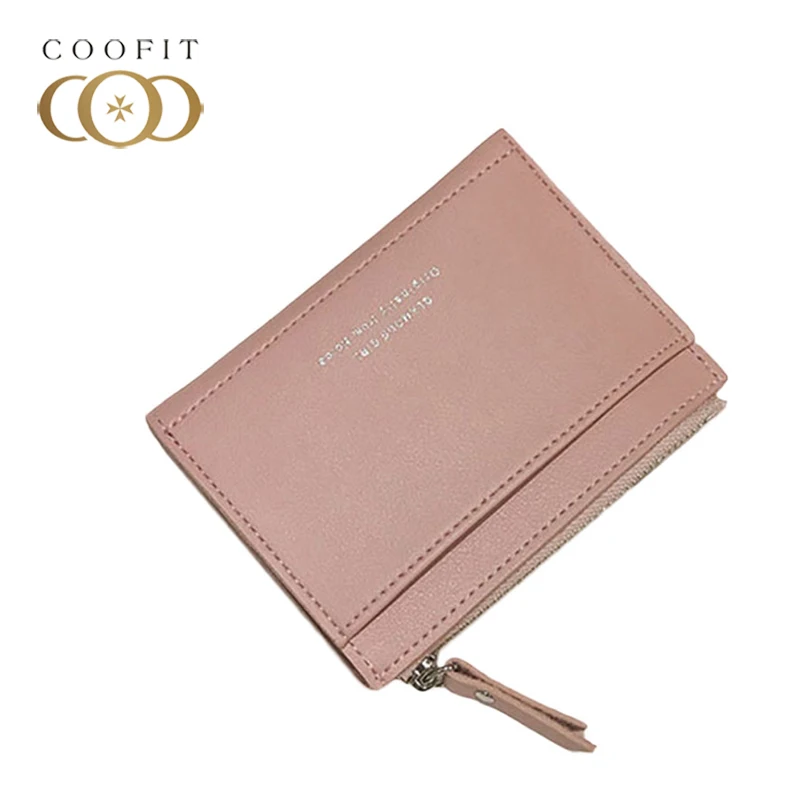 Coofit модные мини женские кошельки из искусственной кожи на молнии футляр для карт