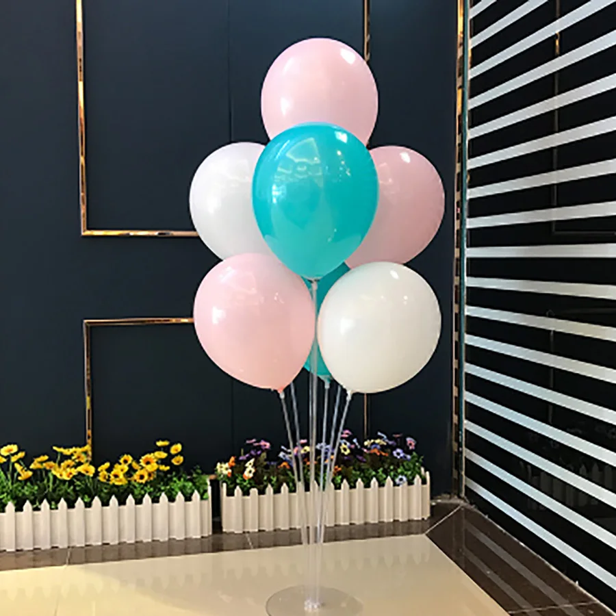 7pcs/lot Pink Latex Confetti Balloons Wedding&ampEngagement First Birthday Party Decorations Kids Ballon Decoration Anniversaire | Дом и сад