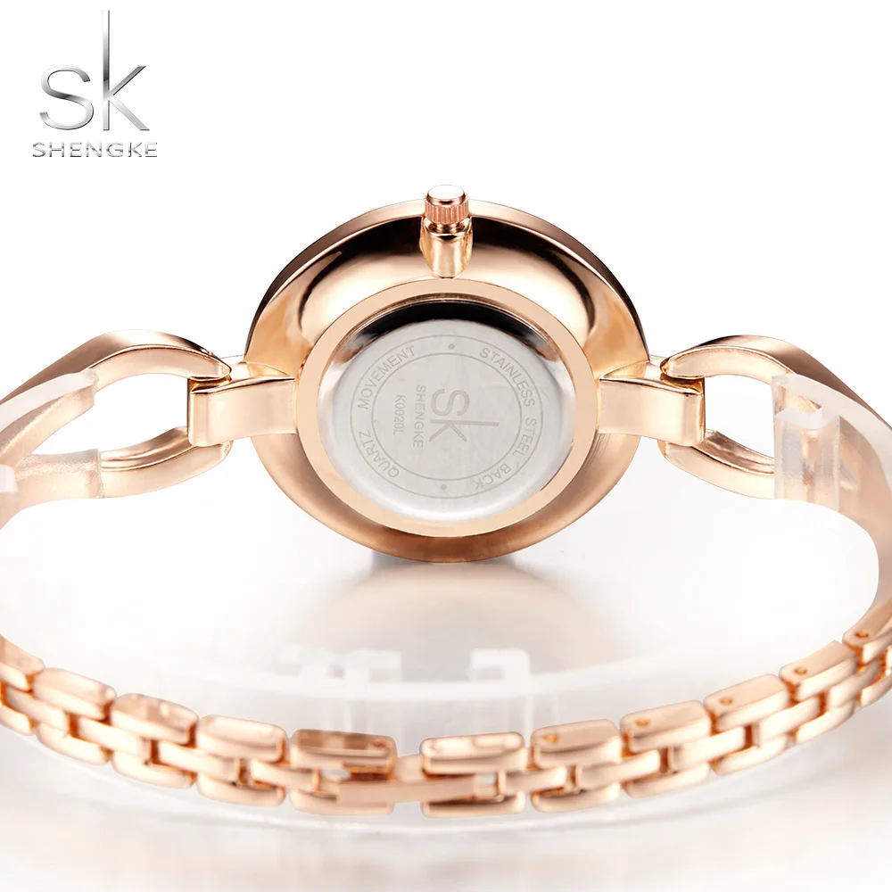 Shengke Luxury Brand Women Watches Diamond Dial Bracelet Wristwatch For Girl Elegant Ladies Quartz Watch Female Dress SK | Наручные часы
