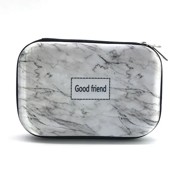 Black Мраморный пенал для карандашей Trousse Scolaire Garcon Stylo Kawaii офисные и школьные принадлежности большой пеннен Etui детский пенал - Цвет: Black