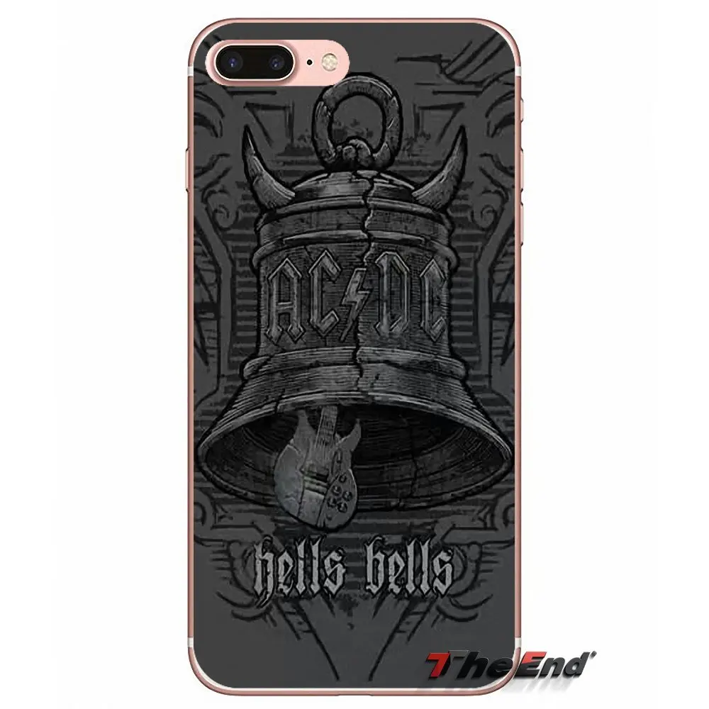 Чехол для Apple iPhone X 4 4S 5 5S SE 5C 6 6S 7 8 Plus 6Plus 7plus 8plus Fundas Coque Music Band ACDC AC DC Malcolm Angus из ТПУ