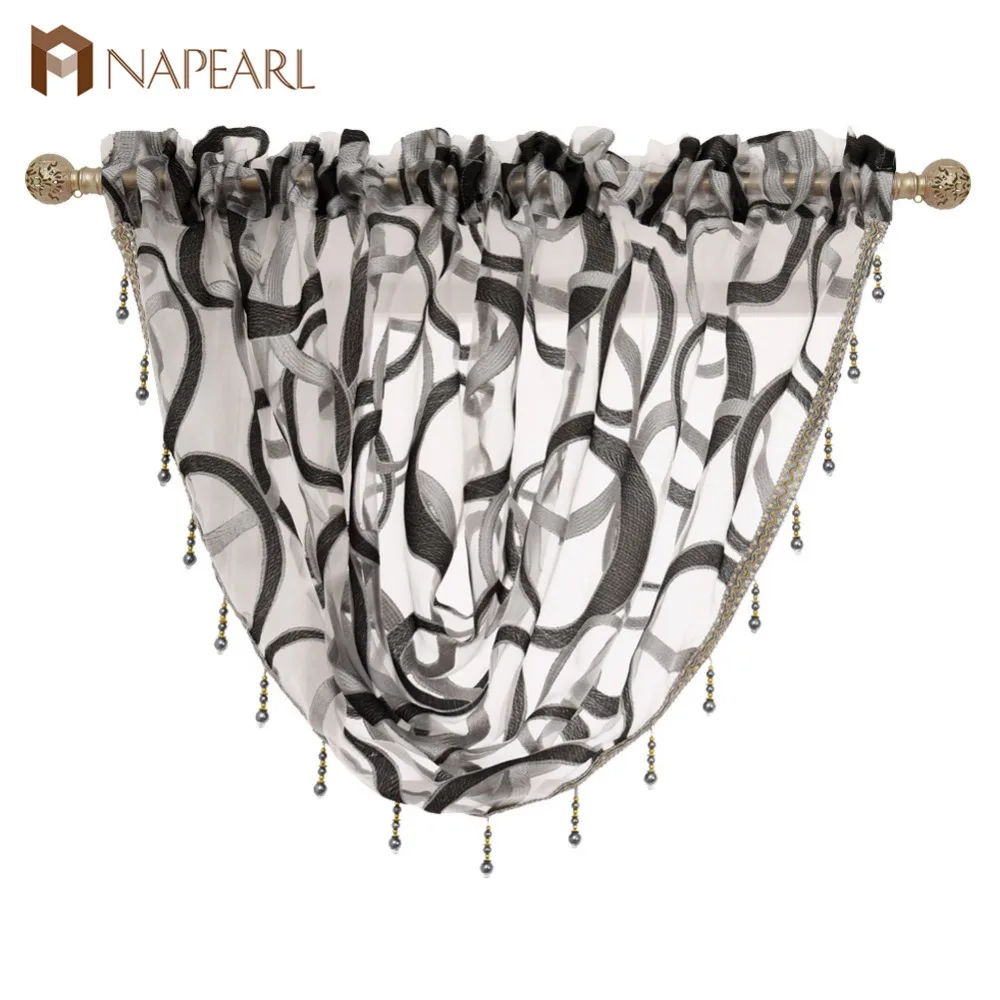 NAPEARL гостиная бесконечный дизайн бусины подзор дома окно декоративная вуаль