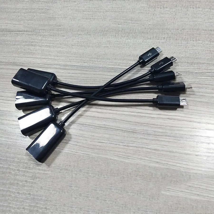 Кабель OTG с Micro USB 17 см для Xiaomi Redmi Note 5 разъем планшета Samsung S6 адаптер 2 0 Android|Кабели