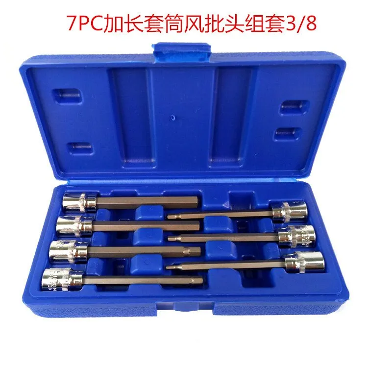 Special price new 7PC pressure batch sleeve lengthening wind head spinner set Amazon Express E-commerce hot selling | Мебель