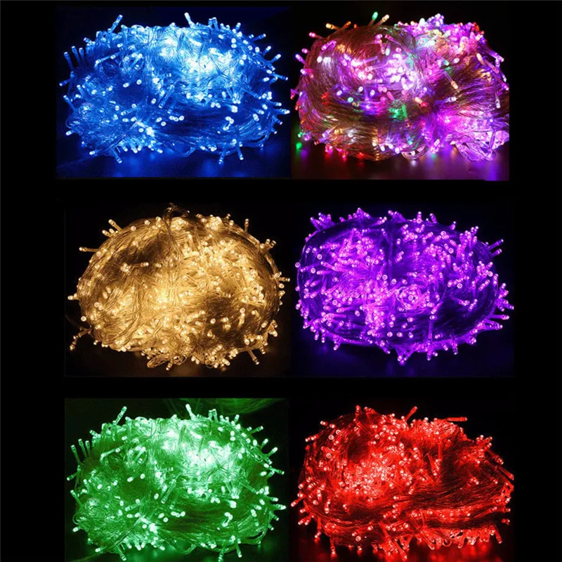 10M/20M AC110V 220V LED String Light Christmas Wedding Party Decoration Lights Garland Outdoor Holiday Waterproof Fairy | Освещение