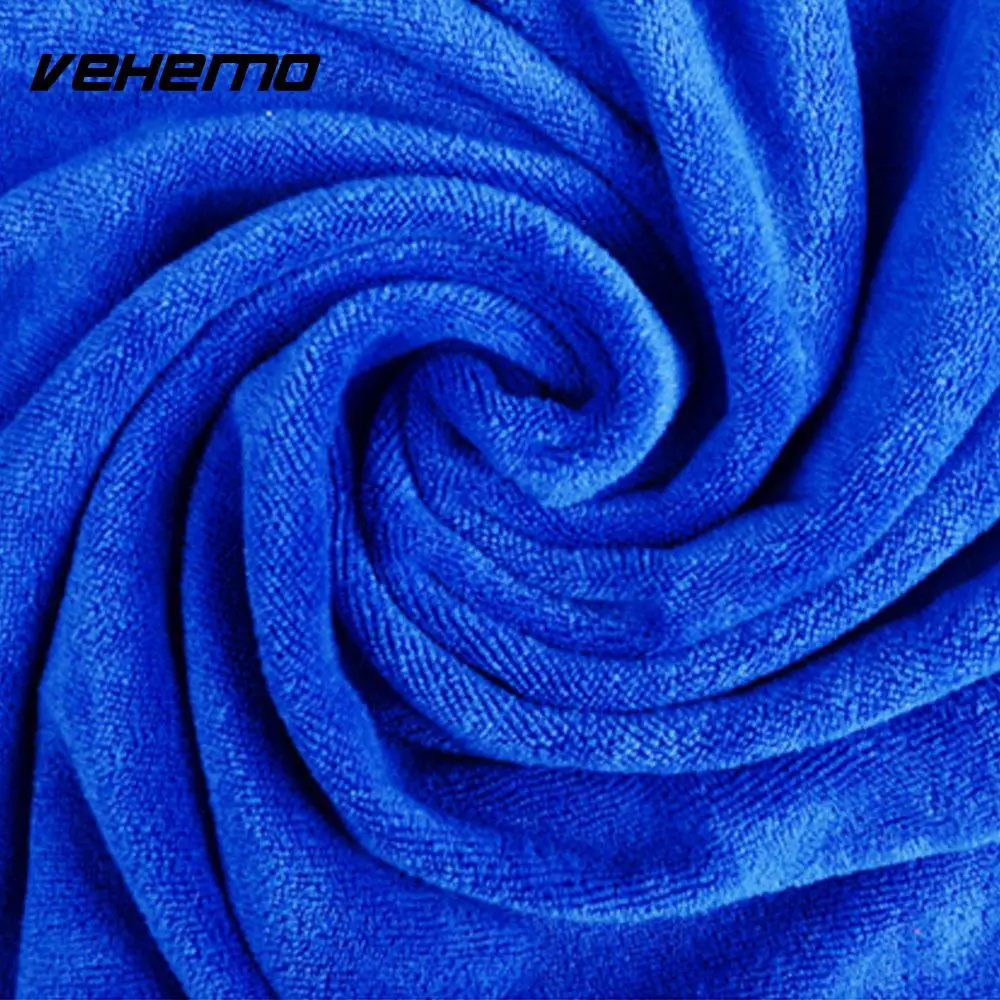 Vehemo Sponge Microfiber Duster Cloth Car Accessories Wash Cleaning Towels Soft Durable Kitchen 1set | Автомобили и мотоциклы