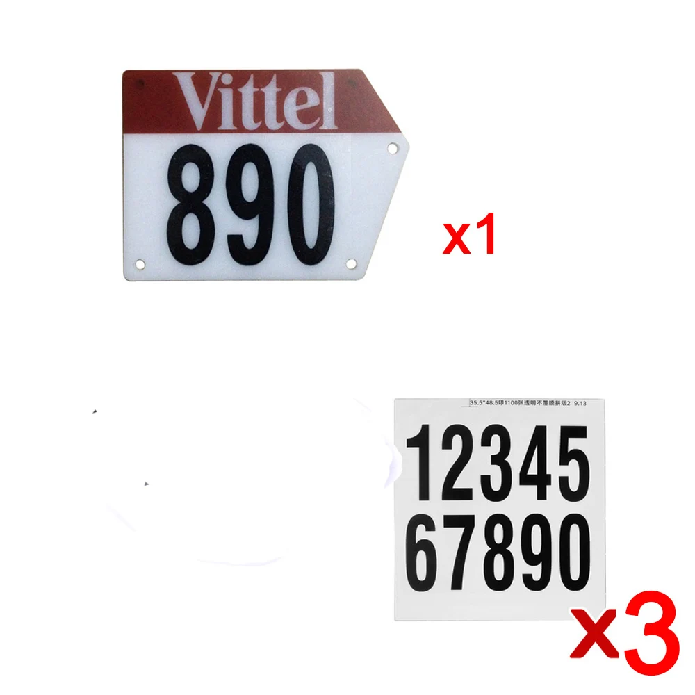 palte with VITTEL SILVEROCK на заказ велосипед гоночный номерной знак наклейки дорожный велосипедный Триатлон Ironman пластина велосипеда - Цвет: palte with VITTEL
