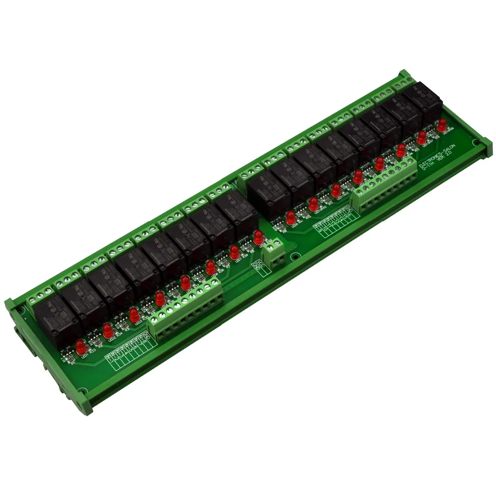 Электроника салонное крепление на DIN рейку 16 SPDT 10Amp Модуль интерфейса реле