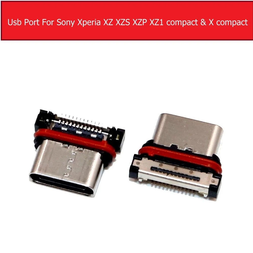 Водонепроницаемый USB зарядный порт для Sony Xperia XZ1C G8441 XC F5321 Micro разъем XZS XZ XZP G8231 F8332