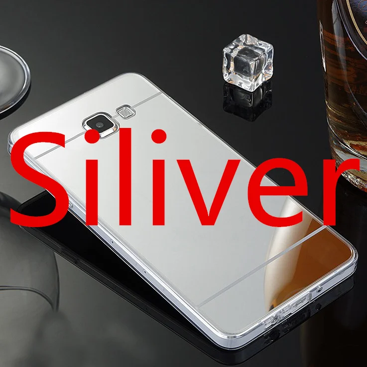 Silver Чехол для samsung Galaxy A10 A30 A50 M10 M20 S10 Lite S9 S8 плюс S6 S7 край A6 A8 A7 A9 J8 J4 J6 J8 плюс зеркало телефона чехол s - Цвет: Silver