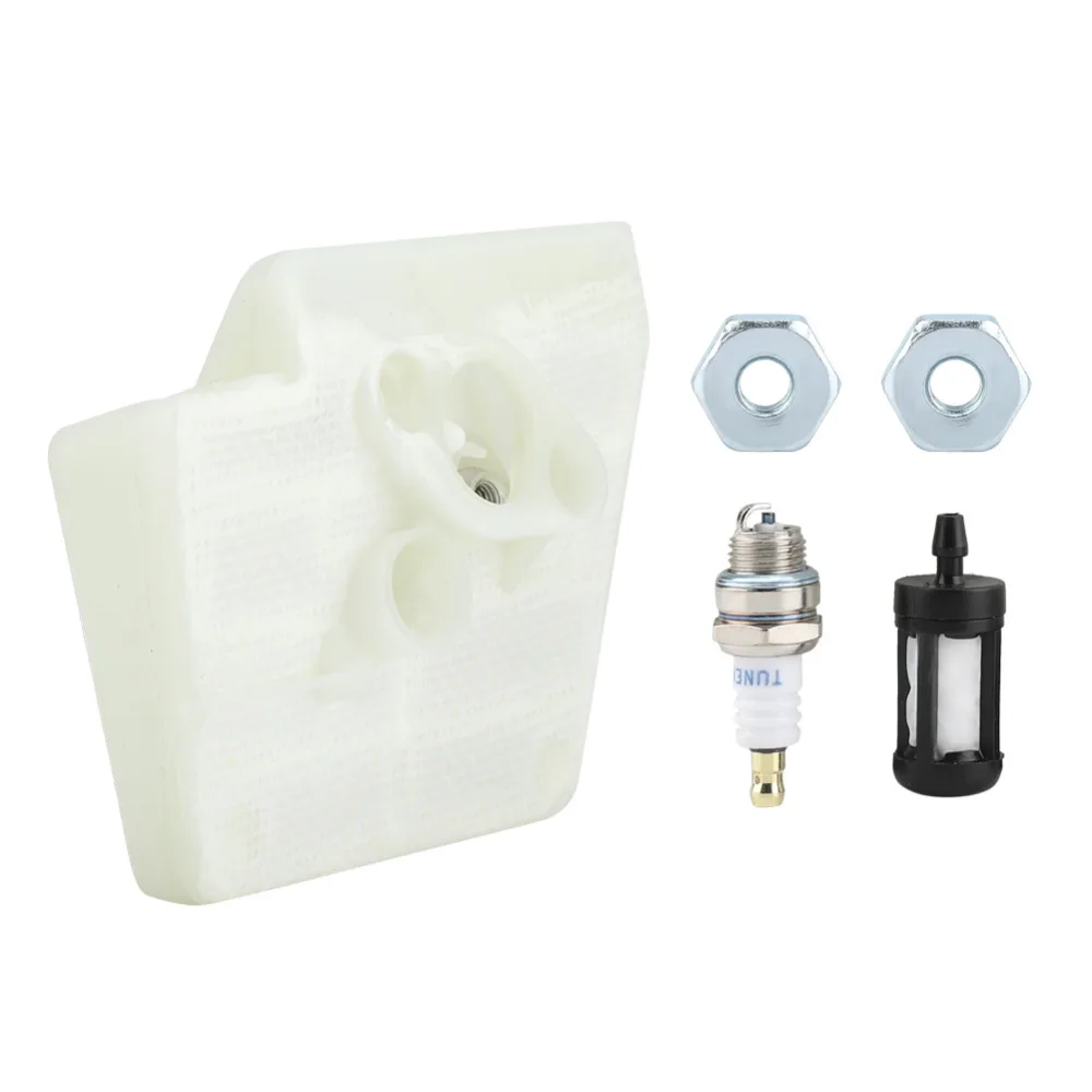 Воздушный фильтр для бензопилы Свеча зажигания гайки топливные фильтры набор 026