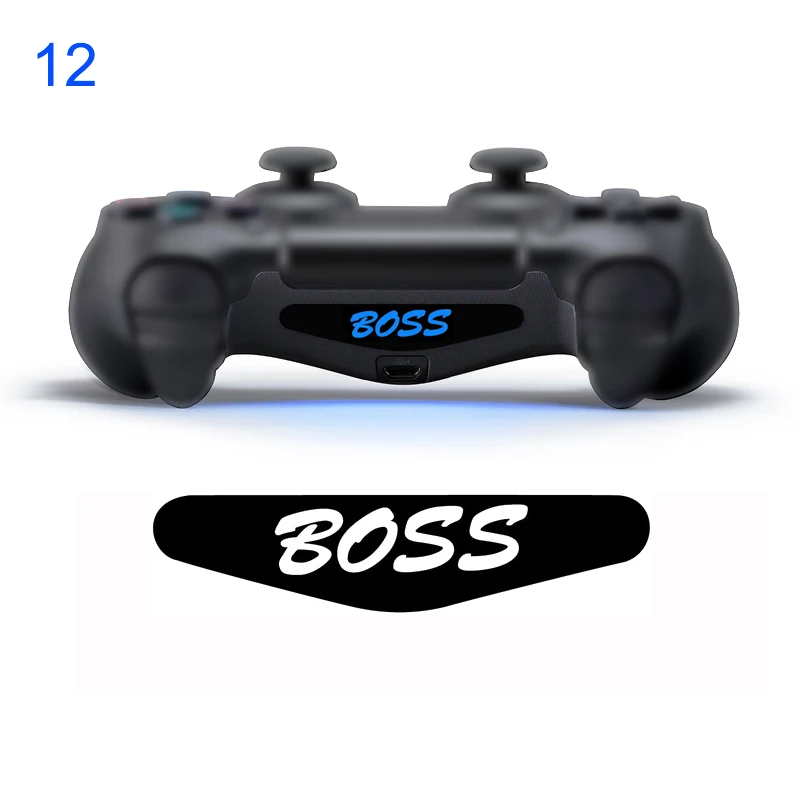 10 50 шт./лот Смешанная наклейка для контроллера PS4 светодиодная крышка световая